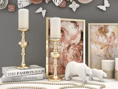 decorative set 10 3D model