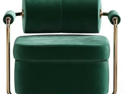 Mezzo Anderson armchair 3D model