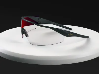 ROKA SR-1x sunglasses - D 3D model