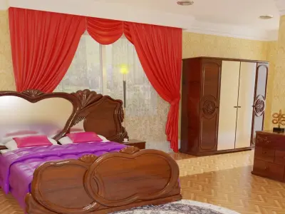 The fruit bedroom 3D model