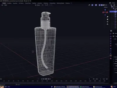 Loreal hair serum 3D model
