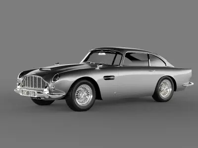 Aston Martin DB5 James Bond 3D model
