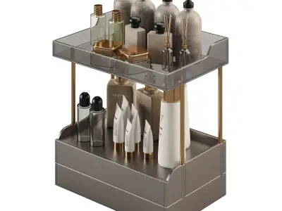 Beauty decorative set 3 3D model