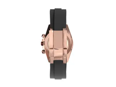 Rolex Cosmograph Daytona Everose Gold - Meteorite and Black Low-poly 3D model