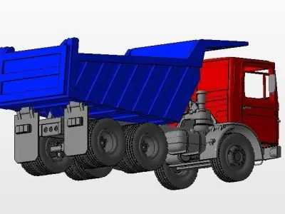 Dump Truck Roman Iraq tipper 3D print model