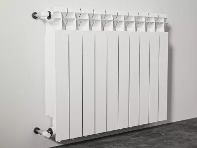 Wall Radiator 3D model