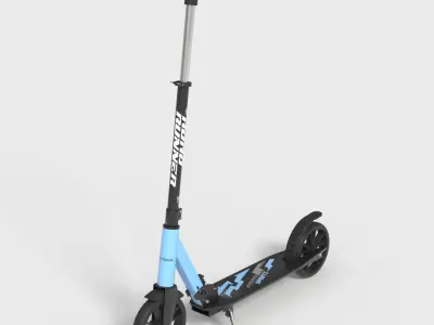 KIDS SCOOTER Low-poly 3D model