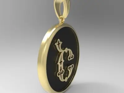 Decorative Letter Sh 3D print model