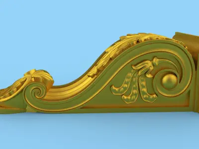 Modern Corbel 3D model