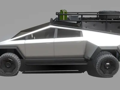 Tesla Cybertruck Off-Road 3D model
