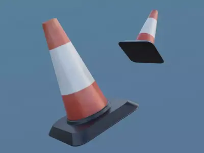 Cone 3D Asset - Props 3D model
