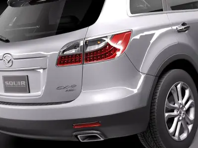 mazda cx-9 2011 3D model