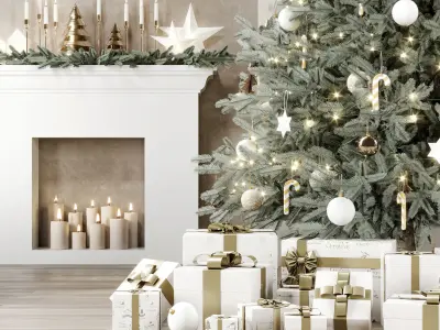 Christmas Decoration Set 03 3D model