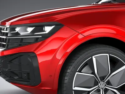 Volkswagen Touareg R-Line 2024 3D model
