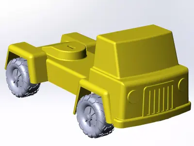 Toy car 3D print model purchase