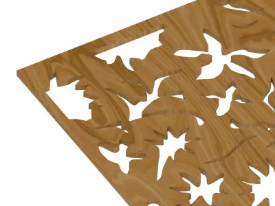 Decorative panel STL 3D model 3