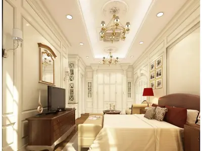 bedroom 15 3D model purchase