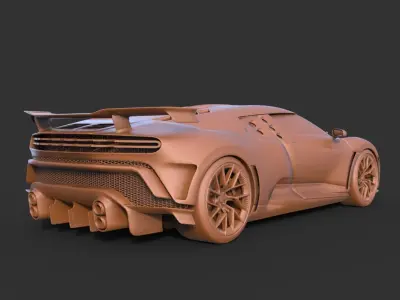 Bugatti Centodieci 3D print model