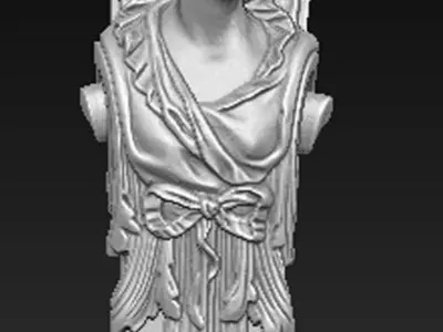 Decorative Marble 4 3D STL model 3D model