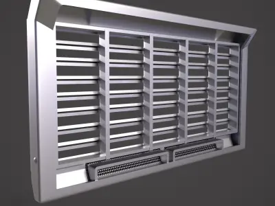 LAND ROVER DEFENDER 110 GRILL 3D print model