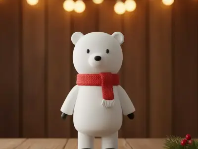 Chilly Bear 3D print model