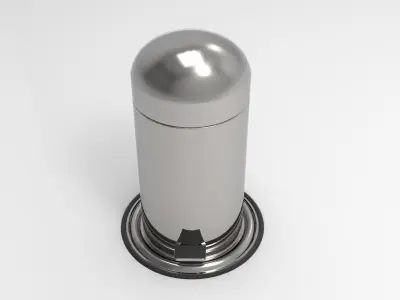 Decor Waste Basket Low-poly 3D model