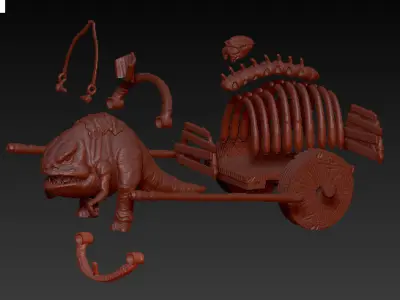 star wars blurg Prisoner Car Ewoks The Battle for Endor  3D print model