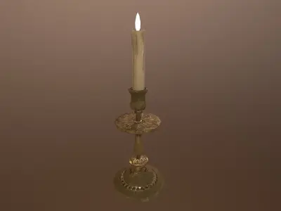 3D model Antique Lighting -PBR Game Ready Low-poly 3D model