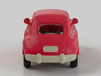 Plastic Toy Car 3D model