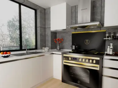 Kitchen 3D model free Free 3D model