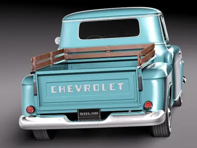 Chevrolet pickup 1957 3D model