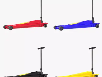 Floor Car Jack Collection 3D Model Pack
