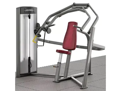 Sports trainer Life Fitness 4 3D model