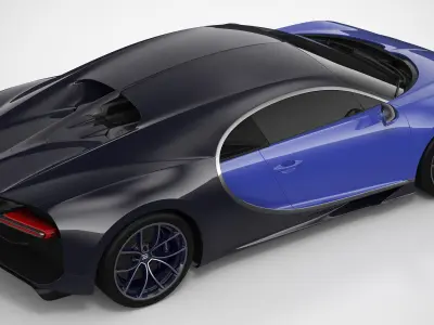 Bugatti Chiron 2023 3D model