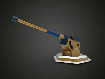 sci-fi artillery 2 3D print model
