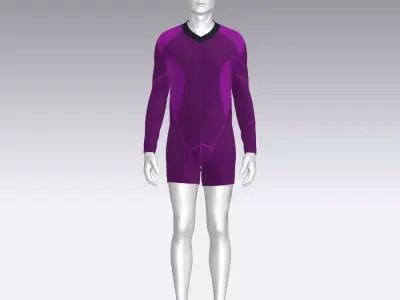 Sport Suit Low-poly 3D model