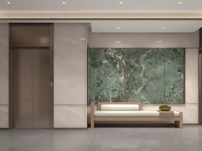 Modern Luxury Car Park - Garage 3D model