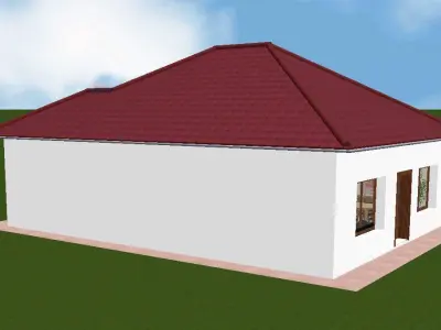 House 9 plans for 3D model