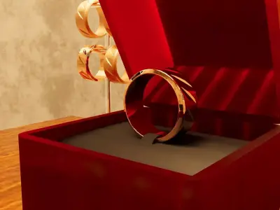 Luxury ring Free 3D model