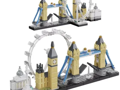 Lego Architecture Skyline - 21034 London 3D model
