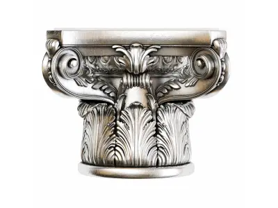 Classic capital 04 3D model