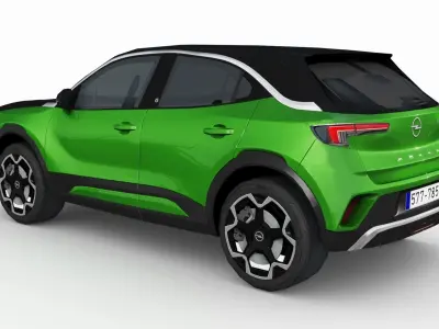 Opel Mokka E 2021 Low-poly 3D model