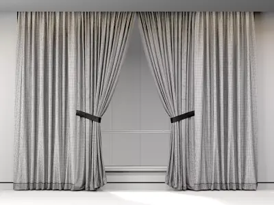 curtain 3D model