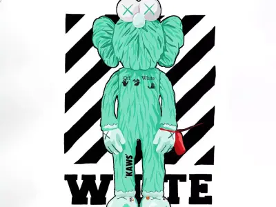Kaws Off White BFF for Print 3D print model