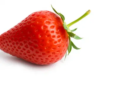 Vibrant Red Strawberry Model Pack Low-poly 3D model