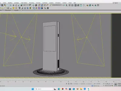PARKING INFOMATION DISPLAY Low-poly 3D model