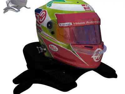 Gutierrez Helmet 2016 Low-poly 3D model