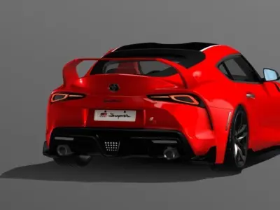 Toyota supra  3D print model