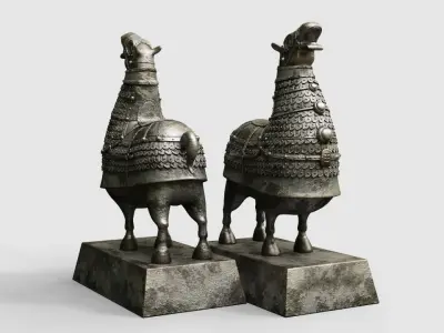 Metal Horse 3D model