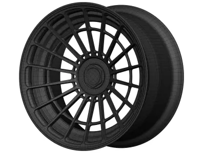 Rotiform LAS-R Aftermarket Wheel Low-poly 3D model